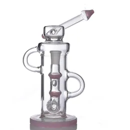 9.25 cali Teacup Glass Bong Hookahs Bubbler Oilt Rig Inline Perc Burner 14 Kobieta do palenia