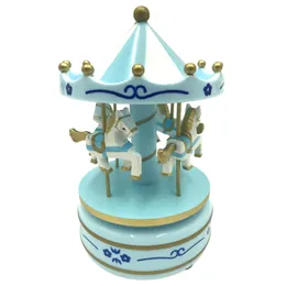 Ground stall source goods hand painted ornamented cake baking decoration gift merry go round music box eight tone box wholesale Wind-up Toys)