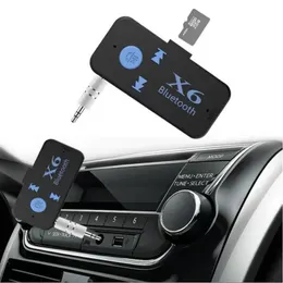 X6 Uniwersalny odbiornik Bluetooth V4.2 Obsługa karty TF Handfree Call Music Player Phone Car Aux In / Wyjście odtwarzacz muzyki MP3