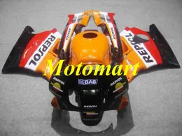 Kit carenatura moto per HONDA CBR600F2 91 92 93 94 CBR 600 F2 1991 1994 Nuovo set carenature rosso arancio nero + regali HF02