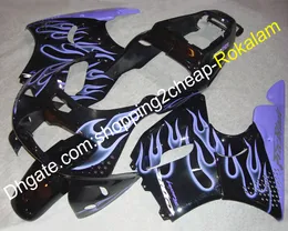 Popular Motorbike Cowlings For Honda CBR900RR 893 94-95 CBR CBR893 893RR 1994-1995 CBR893RR Purple Flame Black Motorcycle Fairing