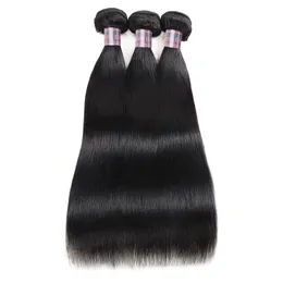 Ishow Brazylijski Przedłużanie Włosów Wefts Kinky Proste Body Luźne Głębokie Water Wave Kręcone Peruwiańskie Wiązki Ludzkie Indian Malezyjski Dla Kobiet Wszystkie Wieki Jet Black 8-28 cal