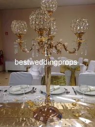 Nowy Styl Wedding Gold Trumpet Flower Vase Stand Centerpiece BEST01129