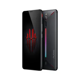 Oryginalna Nubia Red Magic 4G LTE Telefon komórkowy Gaming 6 GB RAM 64 GB ROM Snapdragon 835 OCA Core Android 6.0 "Zakrzywiony pełny ekran 24.0mp Filownia Identyfikator Smart Telefon komórkowy