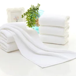 1pcs Home Hotel Cotton Bath Towel Washcloth 16 High Quality Spiral Cotton White Special Towel Soft Absorbent Practical Wholesale