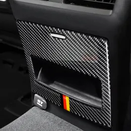 Carbon Fiber Rear Storage Box Decoration Car Stickers For Mercedes ML 2012-2016 GL 2013-2016 GLS 2016-2018 GLE 2015-2018