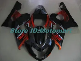 Kit de carenado de motocicleta para SUZUKI GSXR600 750 K4 04 05 GSXR 600 GSXR 750 2004 2005 juego de carenados naranja negro SF121