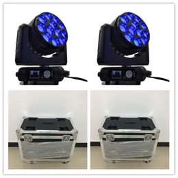 4pcs zoom led wash moving head lights Big magic bee hawkeye 12x40w rgbw 4in1 beam movinghead led stage light with flight case