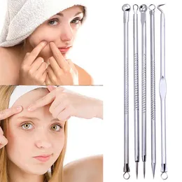 5 Sztuk na zestaw Igła do usuwania trądzików do czyszczenia narzędzia Pryszczanie blemish Comedone Blackhead Extractor Remover