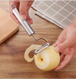Kreativt rostfritt stål Vegetabiliskt Zesterfruktskalare Peeling Kniv Potatisgrater Melon Cutter Kök Tillbehör Verktyg