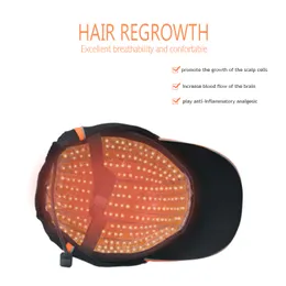Crescita dei capelli laser LLLT Cappuccio laser professionale per la ricrescita dei capelli Dispositivo laser per la crescita dei capelli per uso personale