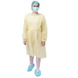 Protective Clothing Disposable Protective Isolation Clothing Protective Suit Anti-Spitting And Anti-Oil Stain Nursi