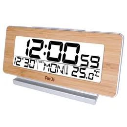 FanJu FJ3523 Digital Alarm Clock LED Electronic Alarm and temperature