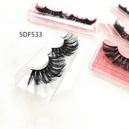 Long 5D 25mm 3D Mink Eyelashes Eye makeup Mink False lashes Soft Natural Thick Fake Eyelashes 3D Eye Lashes Extension Beauty Tools