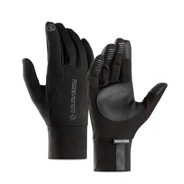 Fashion-Sports Перчатки теплые в зимней открытой ездах ветрозащитные мужчины и женские сенсорные экраны с бархатом, скользким и водонепроницаемым пальцем