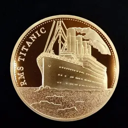 Moneta commemorativa Collezione incidente nave Titanic Regali artistici Lega gratuita