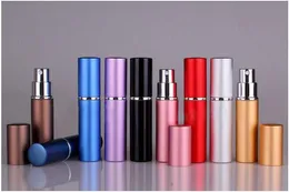 6ml Mini Przenośne Refillable Atomizer Perfumy Kolorowe Butelki Spray Puste butelki perfum Darmowa Wysyłka 75 sztuk