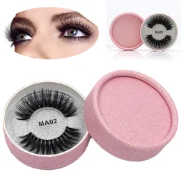 3D Faux Mink Eyelashes False Eyelashes 3D Silk Protein Lashes 100 ٪ Handmade Make Heate Eye Warches with Gift Box J1547