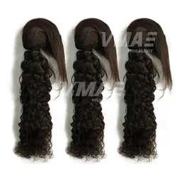 Brazilian Virgin Water Wave Braid in Bundles Weaves Human 3 Bundles Unprocessed Top Quality Hair Extensions 10 to 28 inch