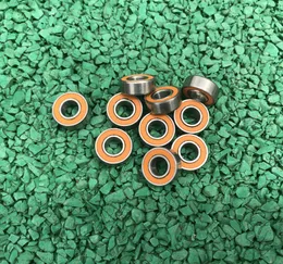 50pcs/lot 5x9x3mm ABEC-7 Stainless Steel hybrid si3n4 ceramic bearing SMR95-2RS SMR95 2RS fishing reel bearings 5*9*3mm