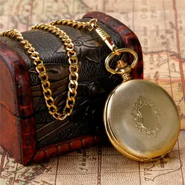 Antike Retro Luxus Gelbgold Schild Uhren Männer Frauen Taschenuhr Mechanische Handaufzug FOB Anhänger Kette Uhr Zeitmesser Geschenk