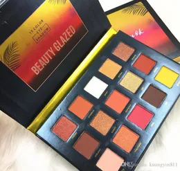 Nowy Uroda Glazed Zachód słońca Paleta Eyeshadow 15 Kolor Eye Shadow Disc Good Color DHL Darmowa Wysyłka