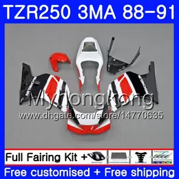 Кузов черный горячий для YAMAHA TZR250RR RS RR YPVS TZR250 88 89 90 91 244HM.5 TZR-250 TZR250 3MA TZR 250 1988 1989 1990 1991 обтекатель