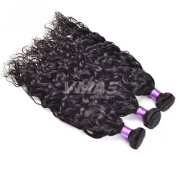 Hot Selling Water Wave Brasilian Human Hair Weaves 100% Obehandlat Human Hair Extensions 3 Bundles Human Weaves Hair Hair Pieces