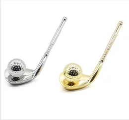 Chuancheng Neue Golf Metallpfeife Gold Silber 2 Aluminium Geschenkbox Kreativer grenzüberschreitender Tabakgroßhandel