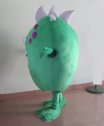 2019 завод продажа горячий Большой рот зеленый микробов бактерии монстр костюм талисмана для взрослых для продажи