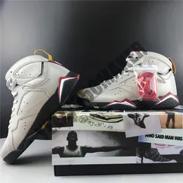 mit Box Reflections of a Champion 7s 2019 Basketballschuhe 7 High Og New Fashion Unique Silver Red Running Designers Mens Sports Chaussure