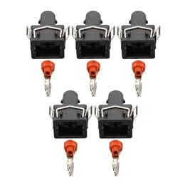 5 conjuntos de conector automotivo de 1 pino do chicote elétrico com terminal 357972771, DJ70123-6.3-21