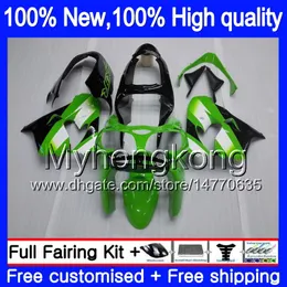 Body For KAWASAKI ZX-9R ZX900CC ZX 9R 9 R 900 2000 2001 2002 2003 Green black 216MY.15 ZX900 ZX9 R 900CC ZX9R 00 01 02 03 Full Fairing