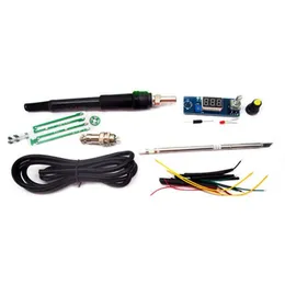 Freeshipping Digital Lödning Plast Järnstation Temperaturregulator Kit för T12 Handtag