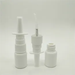 500 sztuk 5 ml / 0.17oz Przenośny Biały HDPE Nasal Spray Bottle Packing Nasal Spray Medical Butelka