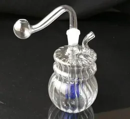 A-07 Rauchzubehör Rohre Glas Wasserleitungen Öl Rauchen RIGS Glasrohrfittings Kochtopf Raucherglaspfeifen für Bongs