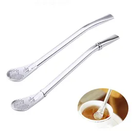 304 stainless steel Mate Straws Mate Bombillas Yerba Filter Drinking Straw Bar Accessories Length 15.8 cm LX5106