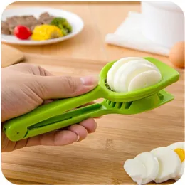 Uovo divisore in acciaio inox palmare divisore pomodoro Cutter Egg Split dispositivo per affettare stampi attrezzi dell'uovo della cucina dell'affettatrice