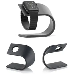 U Typ Aluminium Alloy Laddare Laddningshållare Stativ Dock Station Bracket för Apple Watch Serie 1 2 3 4 Metal Desk Holder Stand Cradle