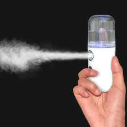 Aplicaciones de vida Humidificadores 30 ml de rociador de niebla mini port￡til de verano nano humectante vapor facial cara agua agua pulverizaci￳n de niebla para la sala del hogar