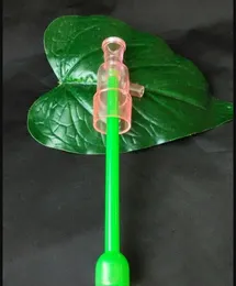 Kolor Plastikowy Tee DIY Akcesoria Szklane Bongs Akcesoria, Rury dla palenia szklane Kolorowe mini Wielo- kolory Rury ręczne Najlepsza łyżka Glas