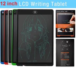 12-calowy LCD Pisanie Tablet Pad Dotykowy Office Płyta elektroniczna Magnetyczna Lodówka Wiadomość Stylus Dzieci Urodziny Christmas Day Gifts Hurt