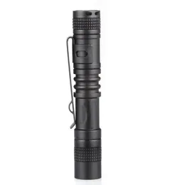 Klip Light Latarka LED MINI Praca baterii 300LM Pen Light Pen Light Pocket Outdoor Wodoodporna Penlight Latarka Lampa