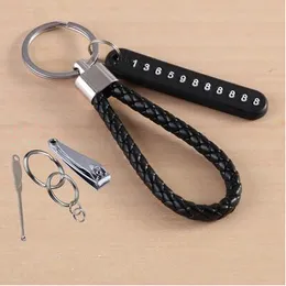 Fashion 9style Split Key Ring Chain Split car Key Ring with Chain Silver Gold Guqing Color Metal Split Keychain Ring Parts Jump Rings C827