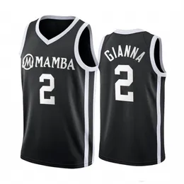 Custom XXS-6XL Basketball Jersey Giannabryant UConn Huskies Special Tribute College Forever Mamba Numero in pensione MEMORIALE DONNE UOMINA