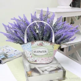 Romantic Provence Decoration Lavender Flower Silk Artificial Flowers Grain Decorative Simulation Plants Artificial Flowers