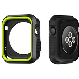 Mjukt TPU-fodral för Apple Watch 44mm 40mm 38mm 42mm Cover Shell Perfekt stötfångare för Apple Iwatch Series 4/3/2/1 ram