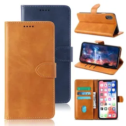 Portfel Protect Case Skórzowy stojak retro Telefon komórkowy z gniazdami kart kredytowych na iPhone 15 14 13 12 Pro 11 x xs Samsung S23 Huawei Cover