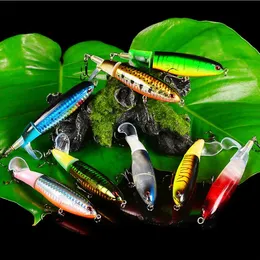 High Quality 8Pcs/Set Propeller Tractor Hard Bait Fishing Lures Artificial Baits 11cm/15G-#6 Hook