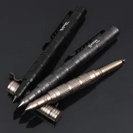 Partihandel EDC Tactical Pen Glas Breaker Aviation Aluminium Outdoor Självförsvar Taktiskt verktyg Kvinnors försvarsfri frakt